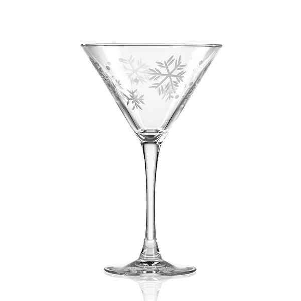 Rolf Glass Snowflake Martini