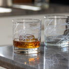 Rolf Glass Compass Star Longitude 3 piece whiskey decanter set