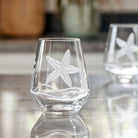 Starfish Stemless Wine Glass by Rolf Glass lifestyle
