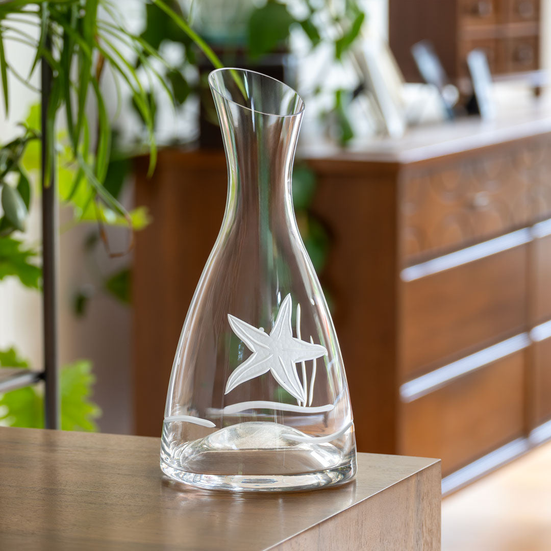 Rolf Glass Starfish 37.25oz Wine Carafe