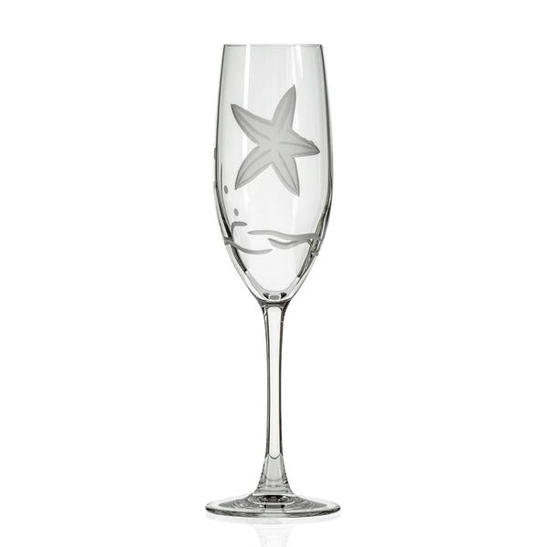 Rolf Glass Starfish 8oz Champagne Flute