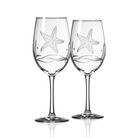 Rolf Glass Starfish 18oz All Purpose Wine Glass Set of 2