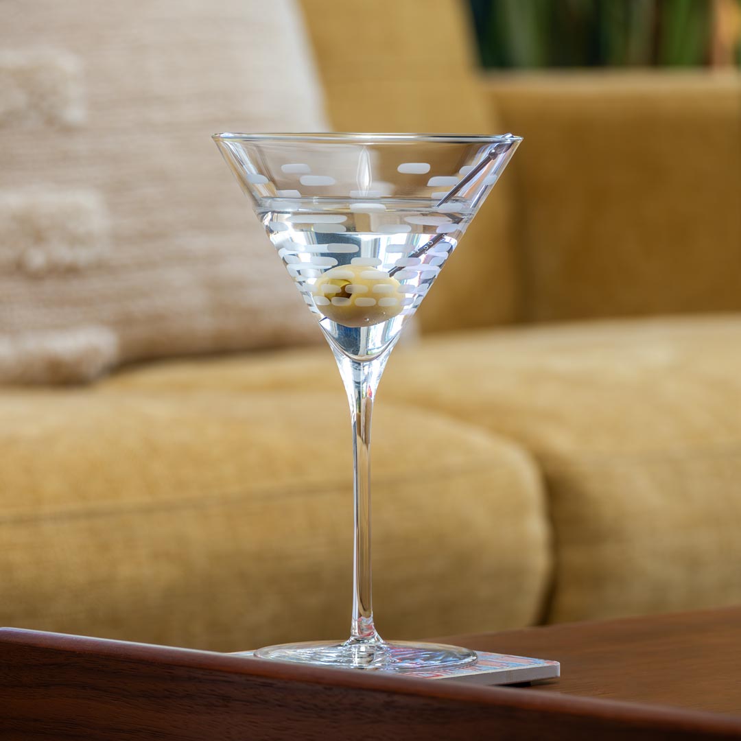 Rolf Glass Strata 10oz Martini Cocktail Glass is great for cocktail parties