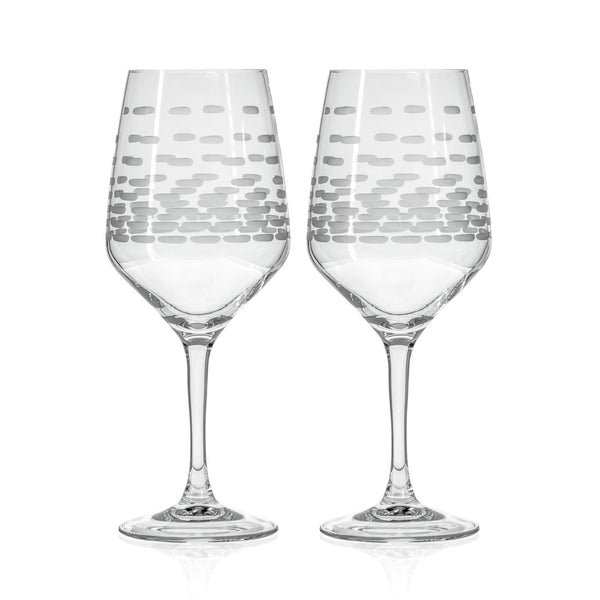 Rolf Glass Strata 18oz All Purpose Wine Glass set of 2