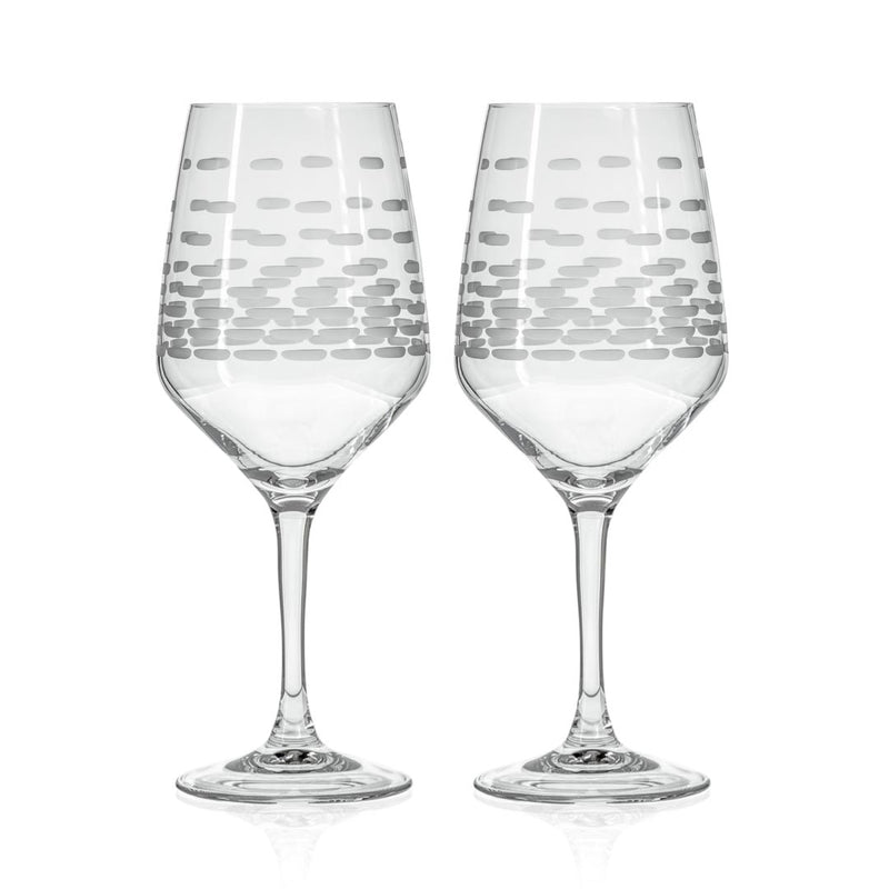 Rolf Glass Strata 18oz All Purpose Wine Glass set of 2