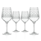 Rolf Glass Strata 18oz All Purpose Wine Glass set of 4
