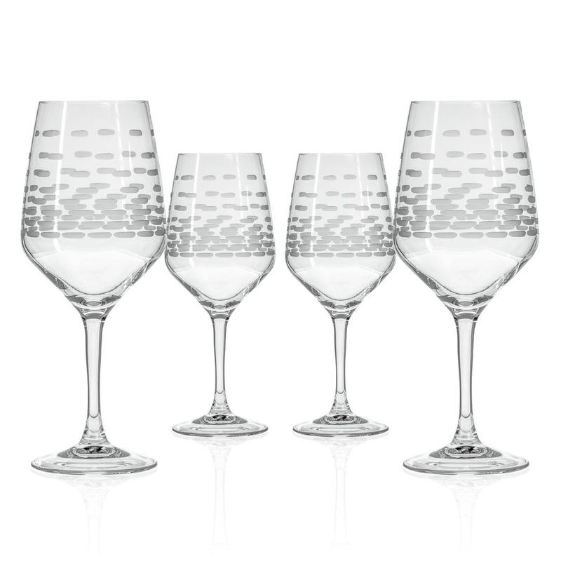 Rolf Glass Strata 18oz All Purpose Wine Glass set of 4
