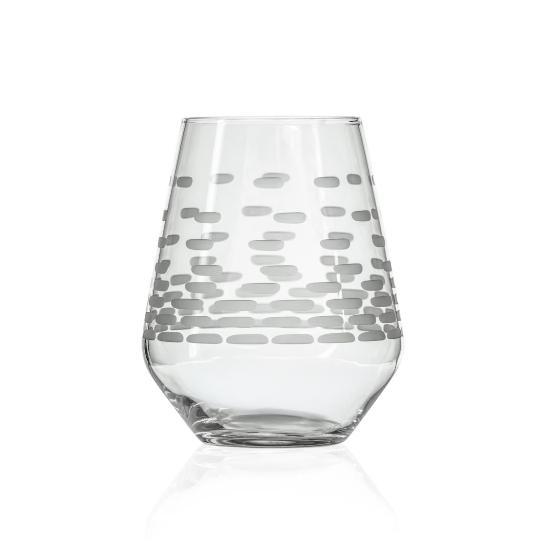 Rolf Glass Strata 18oz Stemless Wine Glass