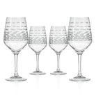 Rolf Glass Strata 19.5oz All Purpose Wine Glass set of 4
