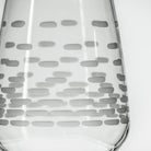 Rolf Glass Strata 19.5oz All Purpose Wine Glass close up of engraving