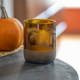 Rolf Glass Twice Around Woodland Pine 8oz Mocha Tumbler is a festive holiday glass