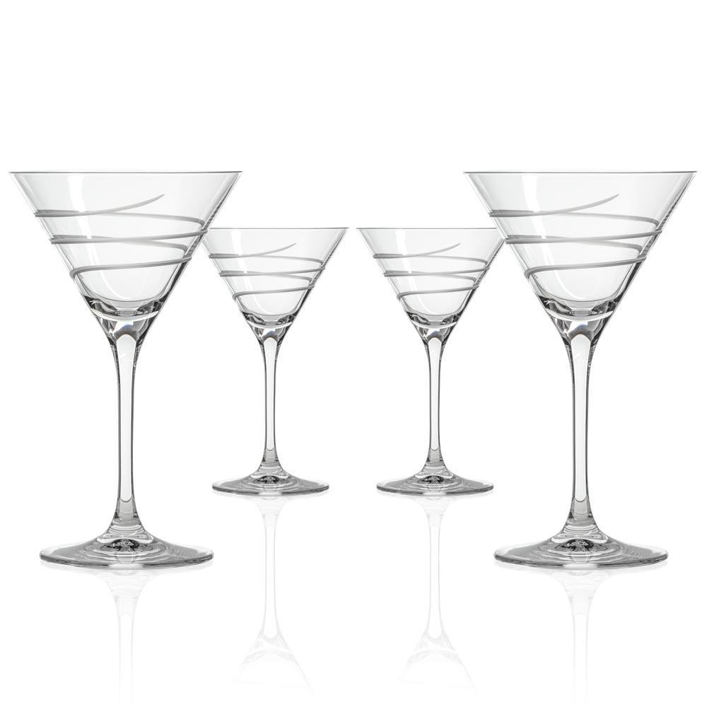 Twist 10oz Martini Cocktail Glass | Set of 4 - Thumbnail 4