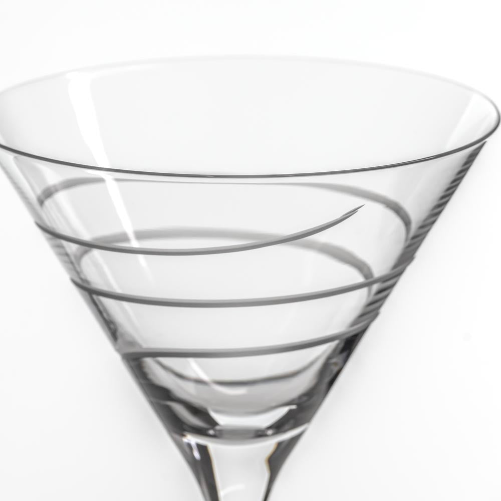 Rolf Glass Twist 10oz Martini Cocktail Glass