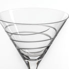 Rolf Glass Twist 10oz Martini Cocktail Glass