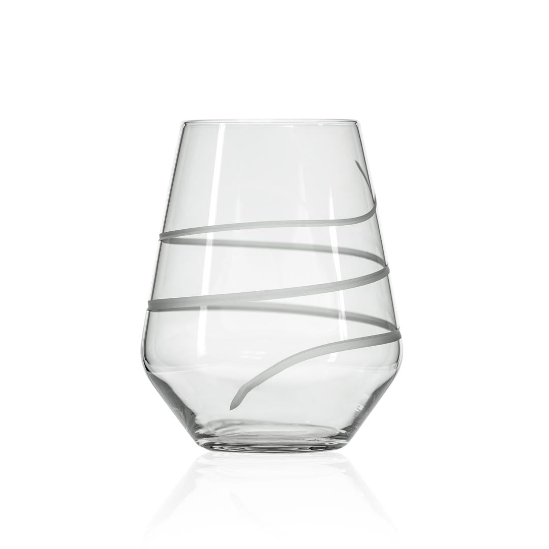 Twist 18oz Stemless Wine Glass | Set of 4 - Thumbnail 3