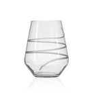 Rolf Glass Twist 18oz Stemless Wine Glass