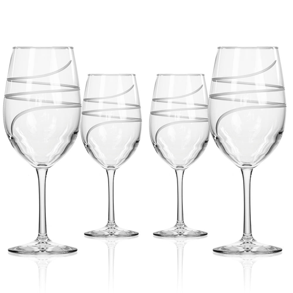 Rolf Glass Twist 18oz All Purpose Wine Glass
