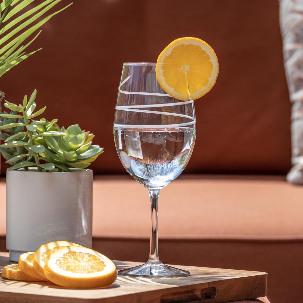 Rolf Glass Twist 18oz All Purpose Wine Glass