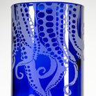Rolf Glass Upcycled Oscar Octopus 12oz Repurposed Bottle Tumbler