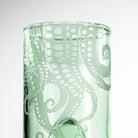 Rolf Glass Upcycled Oscar Octopus 12oz Repurposed Bottle Tumbler