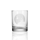 Rolf Glass Jinx Witch Double Old Fashioned Glass
