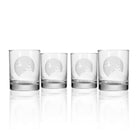 Rolf Glass Jinx Witch Double Old Fashioned Whiskey Glasses, Set of 4
