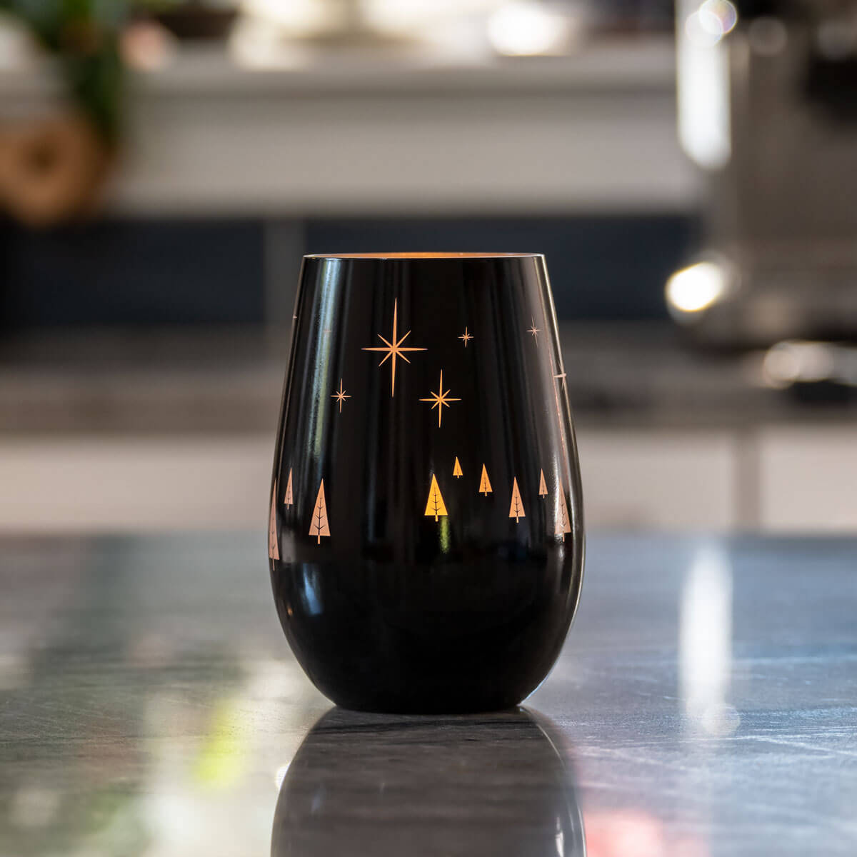 Rolf Glass Wonderland 16.5oz Stemless Wine Glass