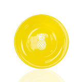 Rolf Glass Colonial Pineapple 8" Yellow Plate