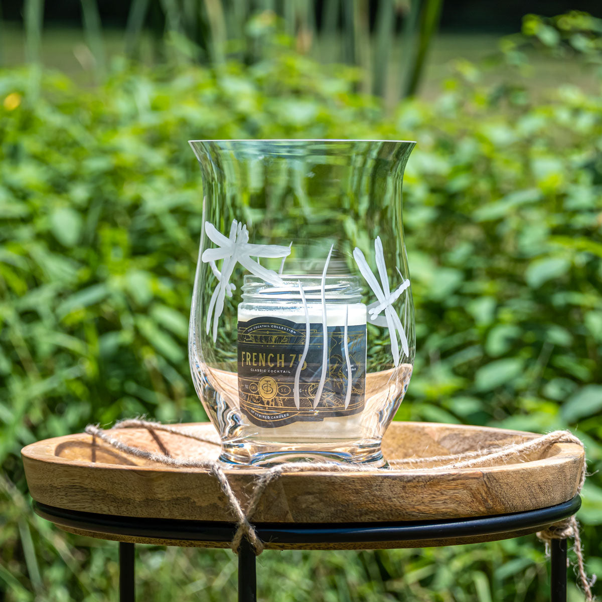 Dragonfly Candle Hurricane Shade - Thumbnail 3