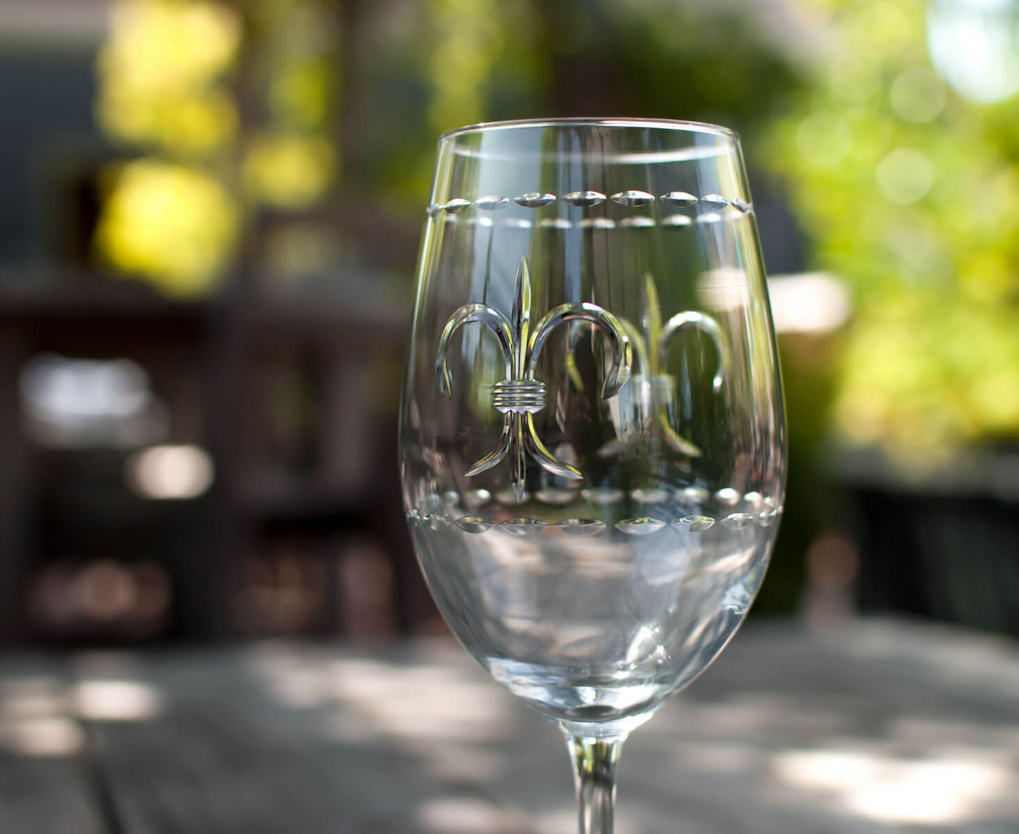 Rolf Glass Fleur De Lis Wine Glass - Thumbnail 4