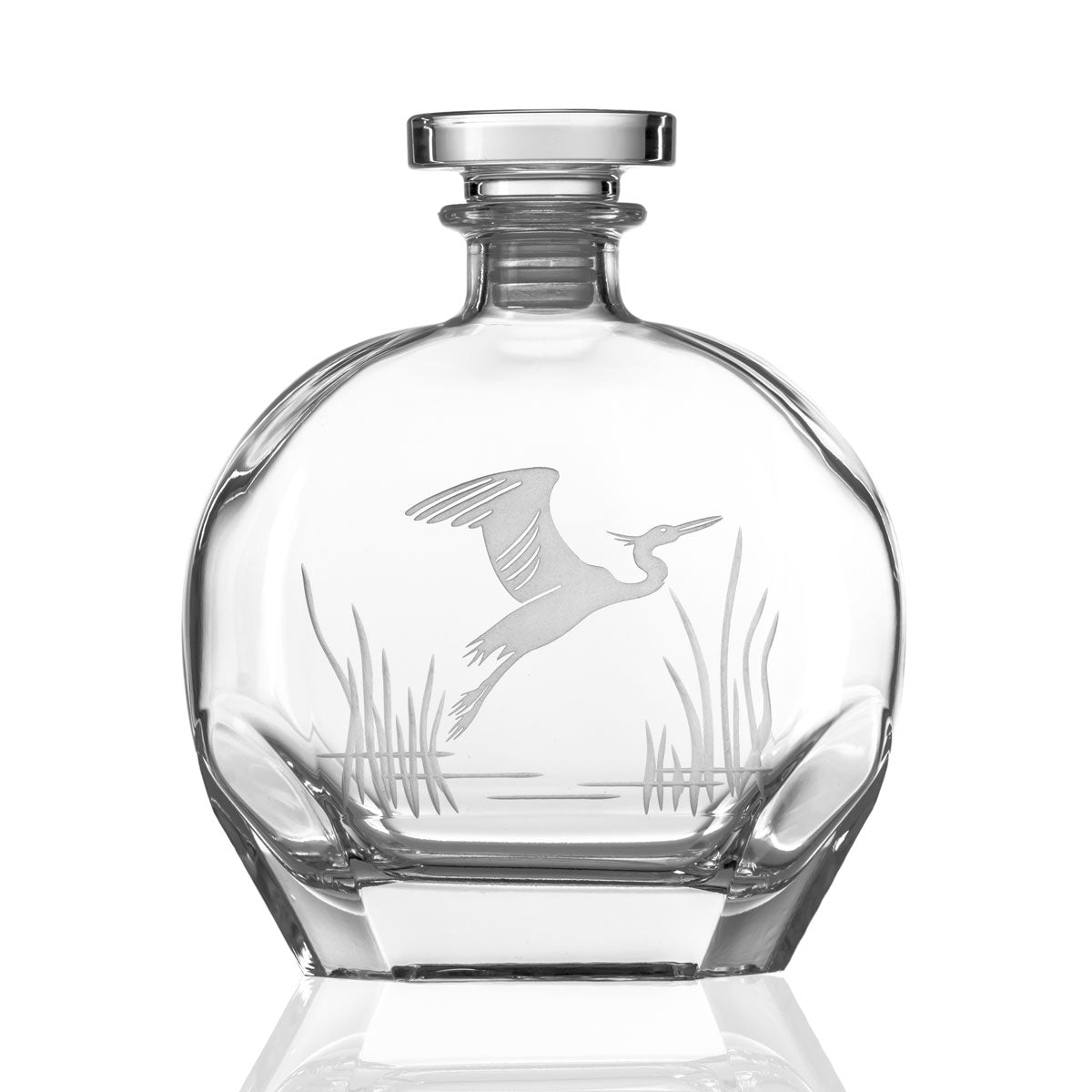Rolf Glass Flying Heron 23oz Whiskey Decanter