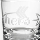 Rolf Glass His Hers 10oz On the Rocks Whiskey Glass Set of 2