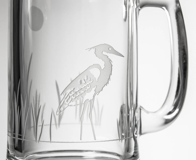 Rolf Glass Heron 15oz Beer Mug