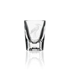 Rolf Glass Heron 2oz Fluted Shot Glass