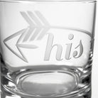Rolf Glass His Hers 10oz On the Rocks Whiskey Glass Set of 2