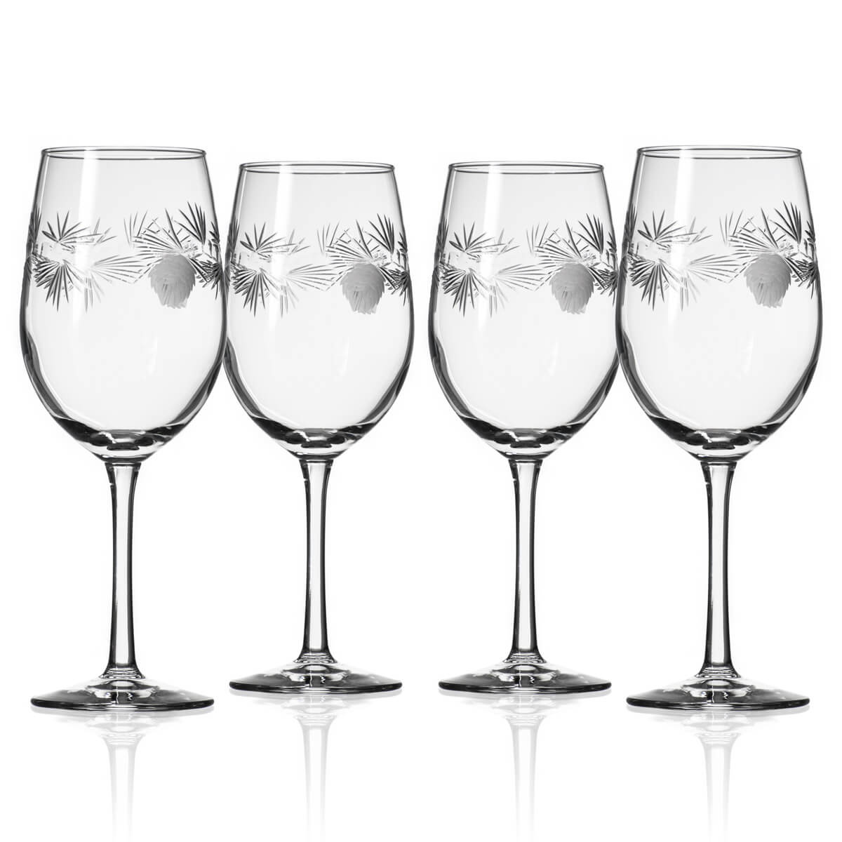 Rolf Glass Icy Pine 12 oz. White Wine Glasses
