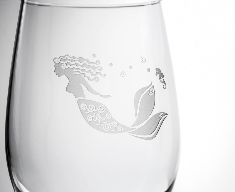 Rolf Glass Mermaid 12oz White Wine Glass