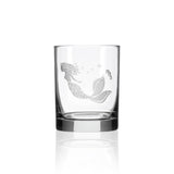 Rolf Glass Mermaid 13oz Double Old Fashioned Glass