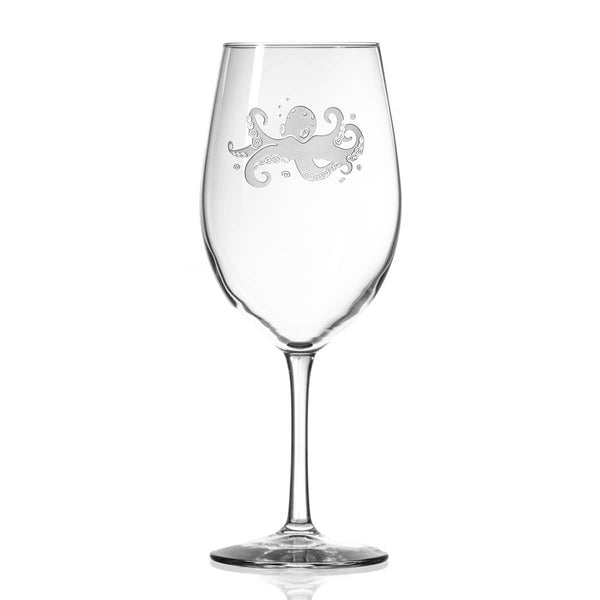 Rolf Glass Octopus 18oz All Purpose Wine Glass