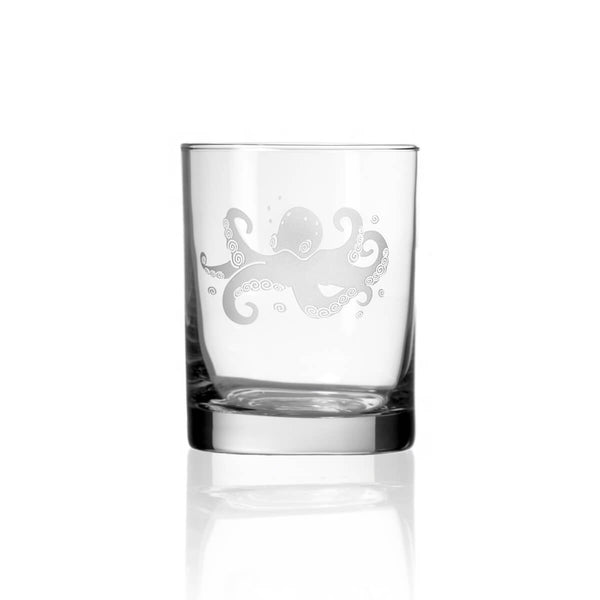 Rolf Glass Octopus 14oz Double Old Fashioned Glass