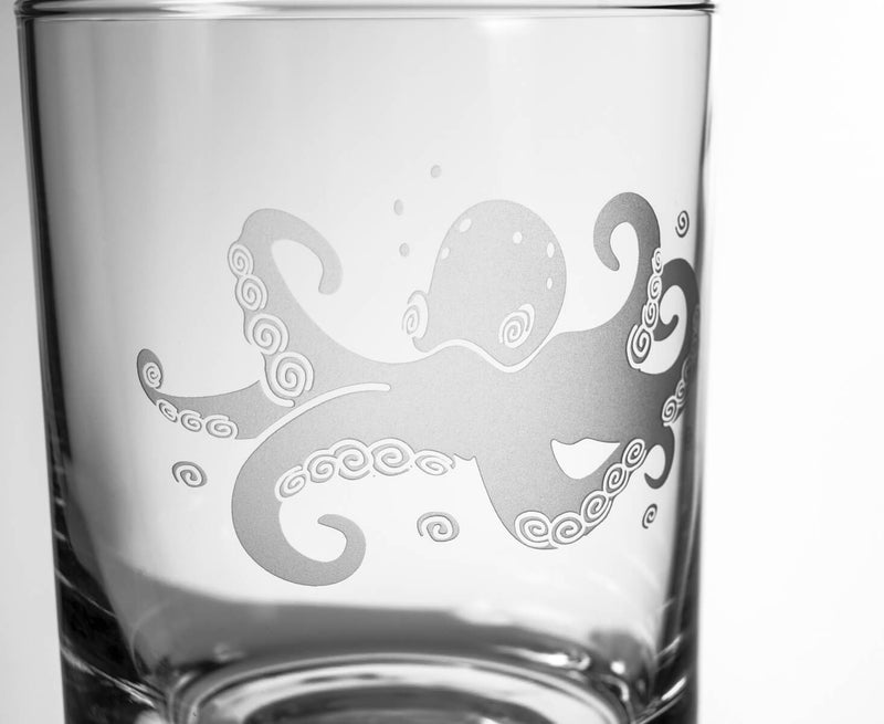 Rolf Glass Octopus 14oz Double Old Fashioned Glass