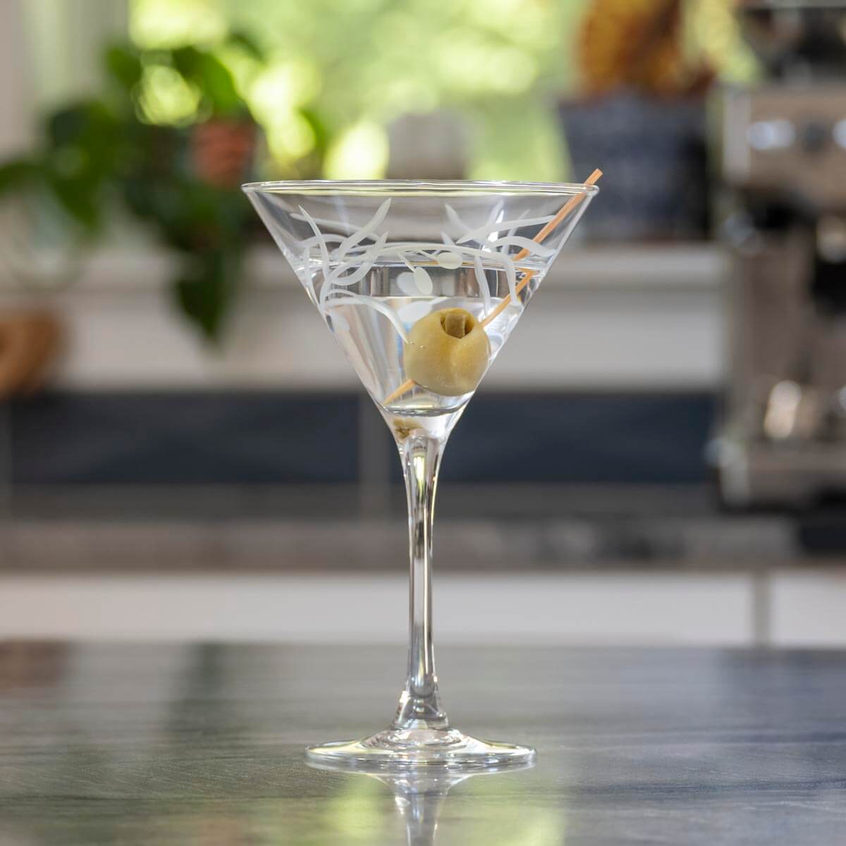 Rolf Glass Olive 10oz Martini Cocktail Glass