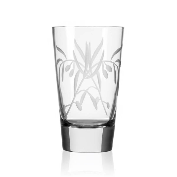 Rolf Glass Olive 15.5oz Highball Cooler Glass