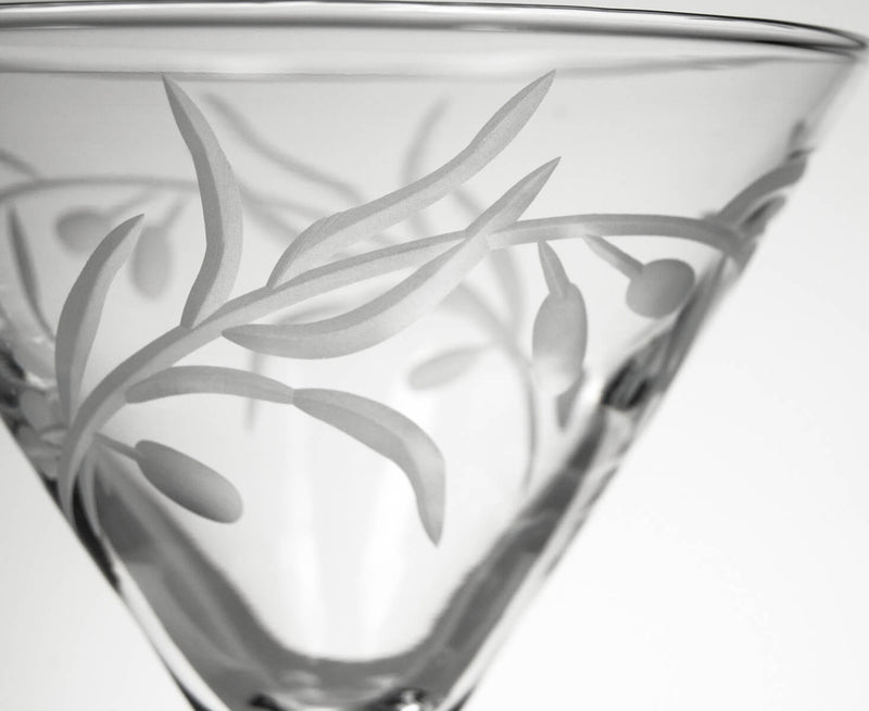 Rolf Glass Olive 10oz Martini Cocktail Glass