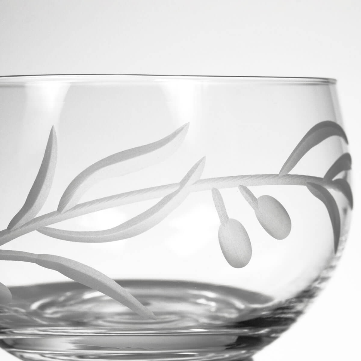 Rolf Glass Olive Mini Round Bowl