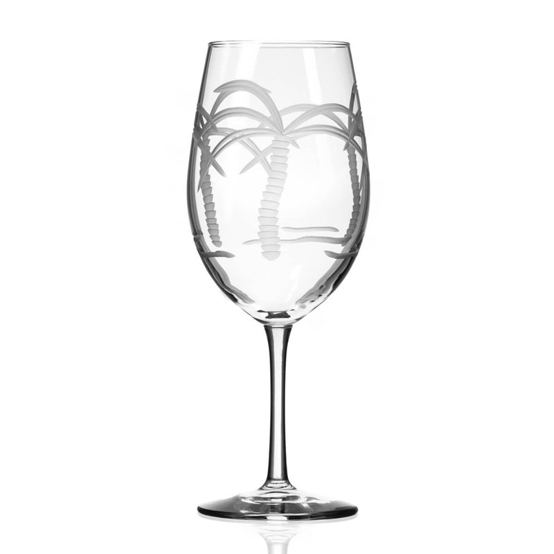 Rolf Glass Palm Tree 18oz All Purpose Wine Glass