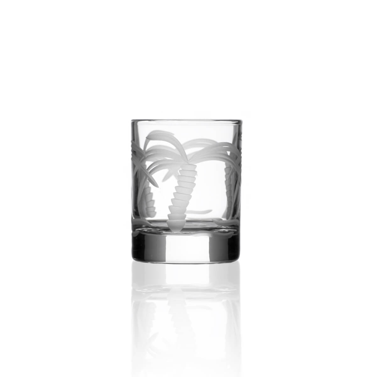 Rolf Glass Palm Tree 2.5" Candle Votive
