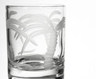 Rolf Glass Palm Tree 2.5" Candle Votive