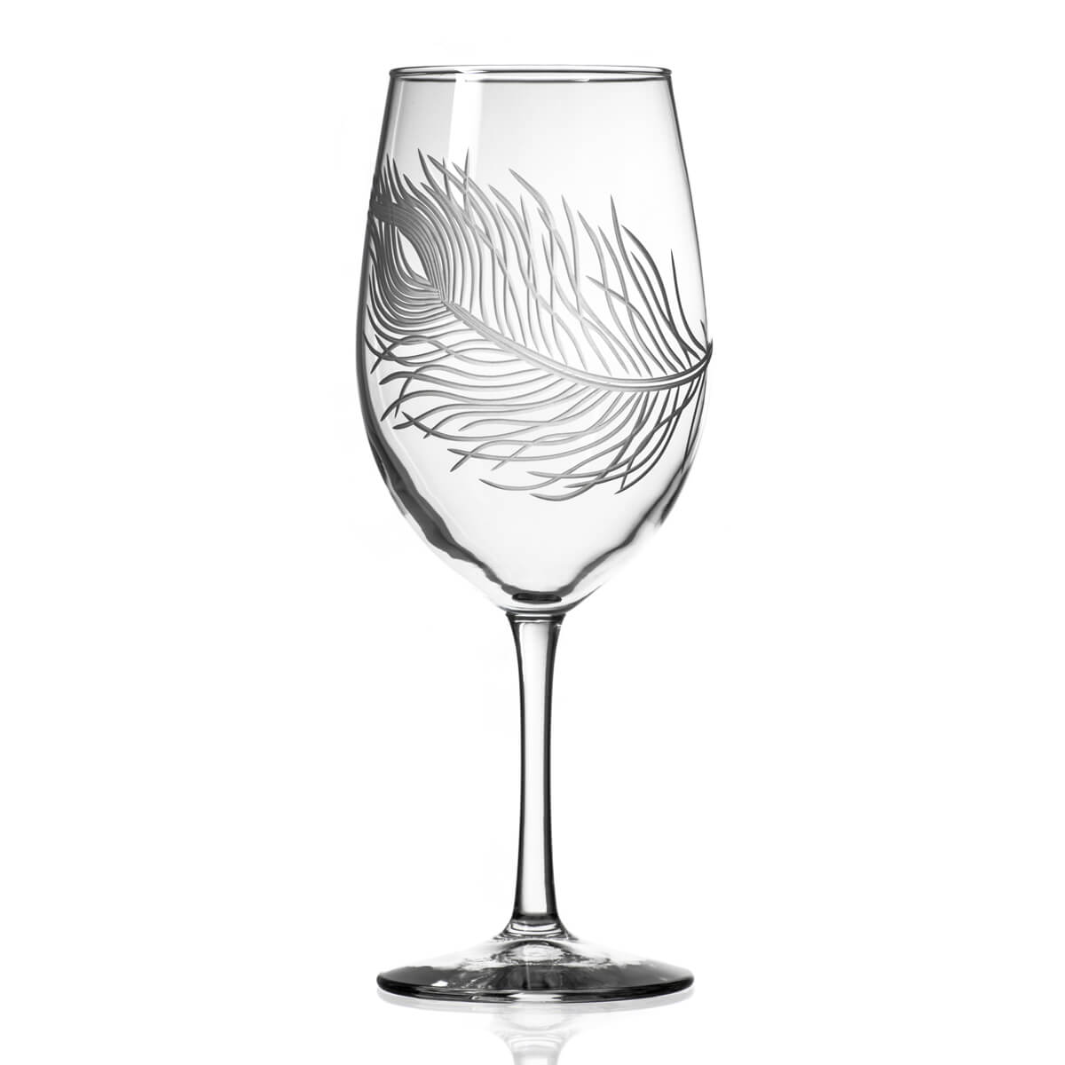 Rolf Glass Peacock 18oz All Purpose Wine Glass