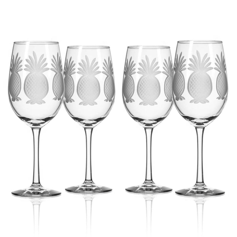 Rolf Glass Pineapple 12oz White Wine Glass